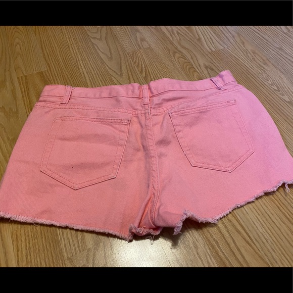 Forever21 Gold Studded Pink Shorts - Picture 8 of 8